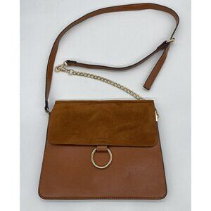 Crossbody Vegan Orange Brown bag New purse Messenger Bag